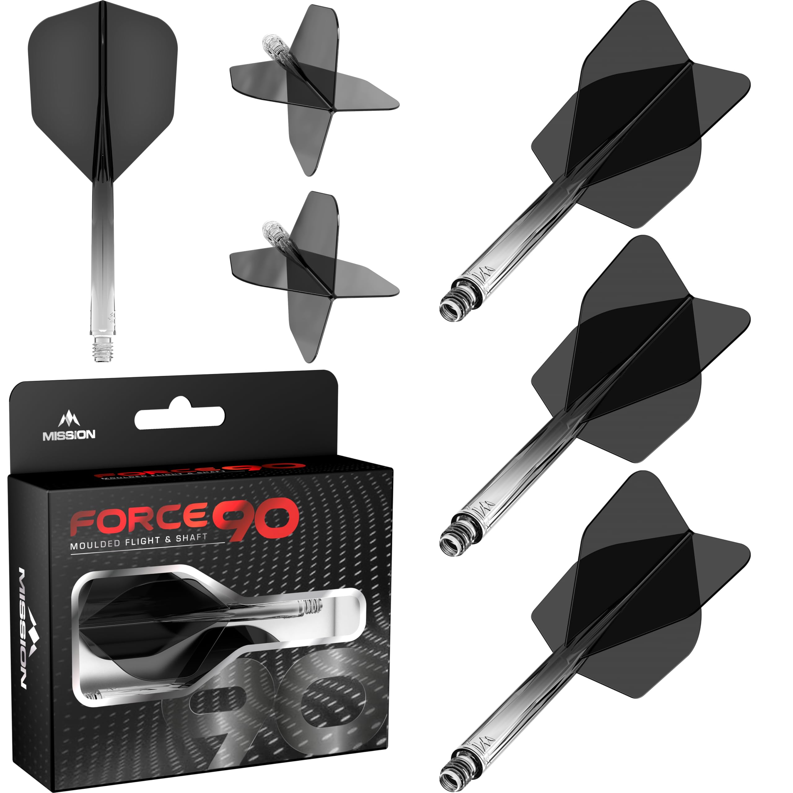 Mission Darts Force 90 Flight+Shaft